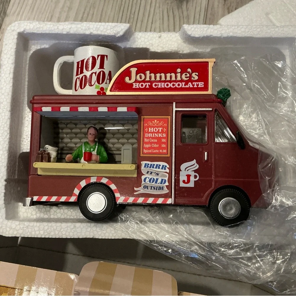 Lemax Johnnie's Hot Chocolate Truck Figurine